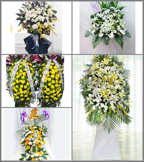 福建福州永泰县赤锡乡白事花篮预定